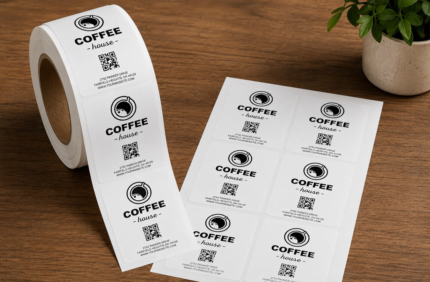 roll label vs sheet label