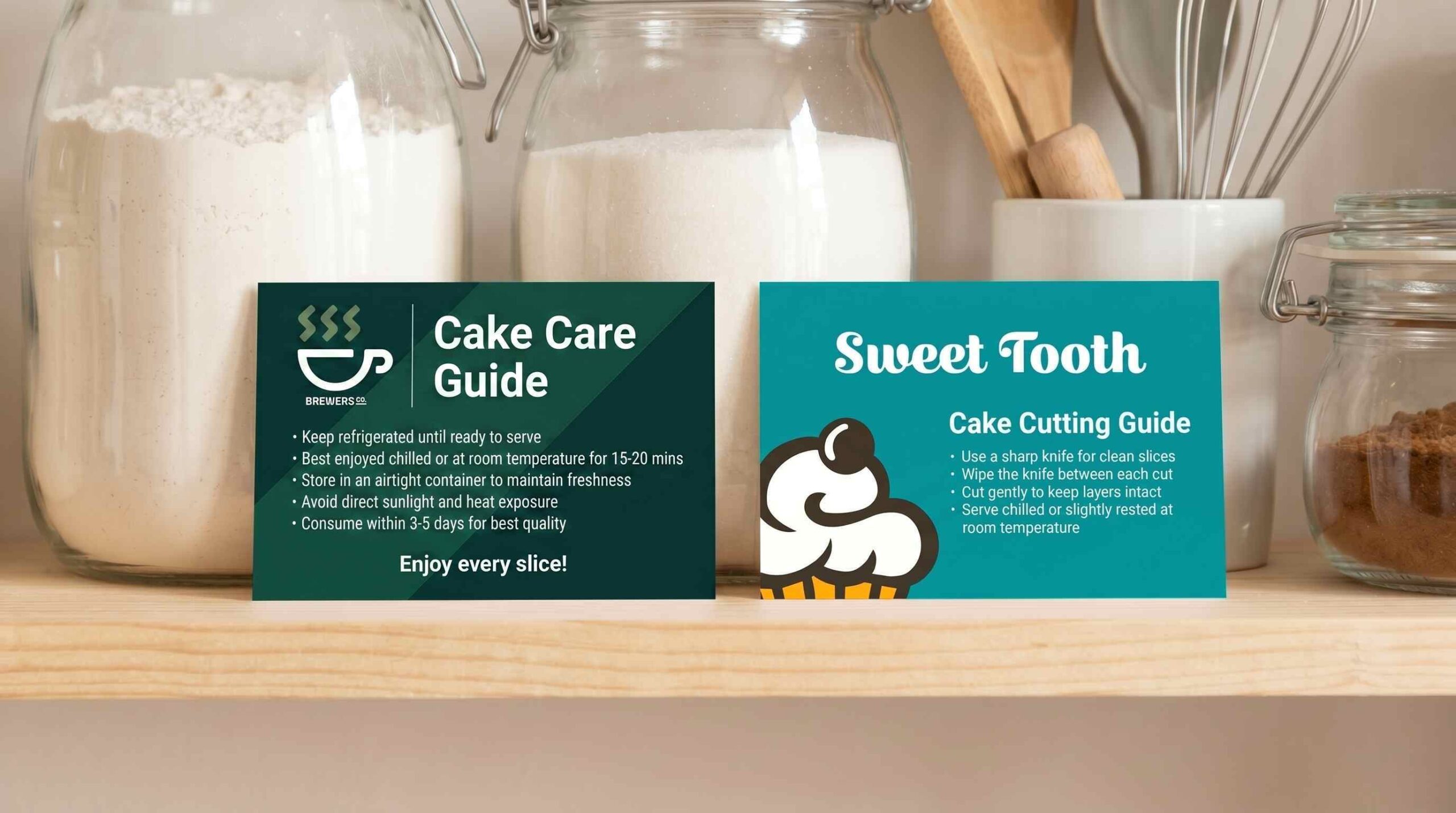 Bakers Cupcake Cake Care Guides