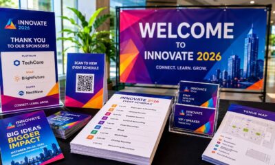 high quality event printed materials