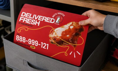 placing a car magnet in a storage box