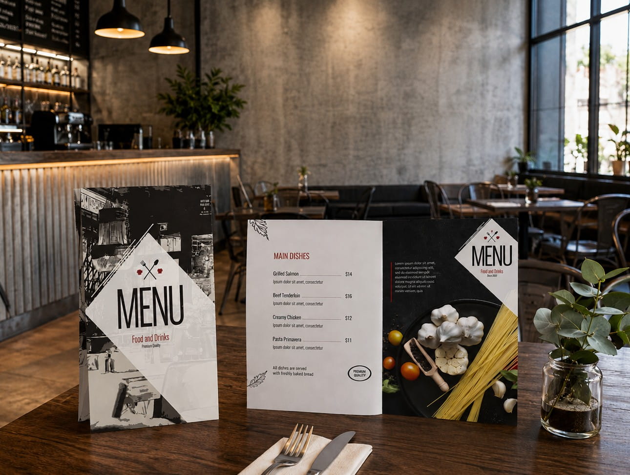 restaurant menu