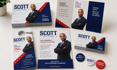 different campaign materials