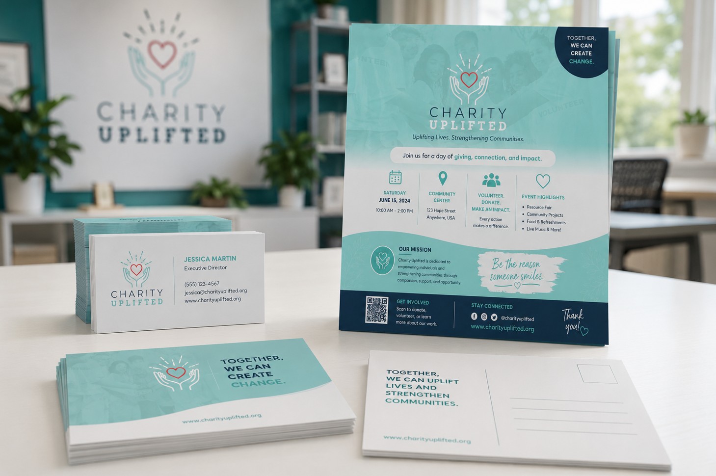 nonprofit marketing materials