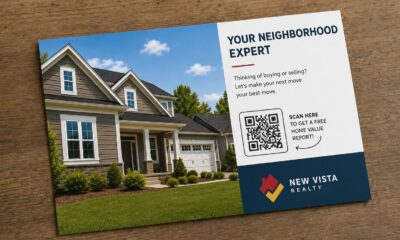 real estate postcard