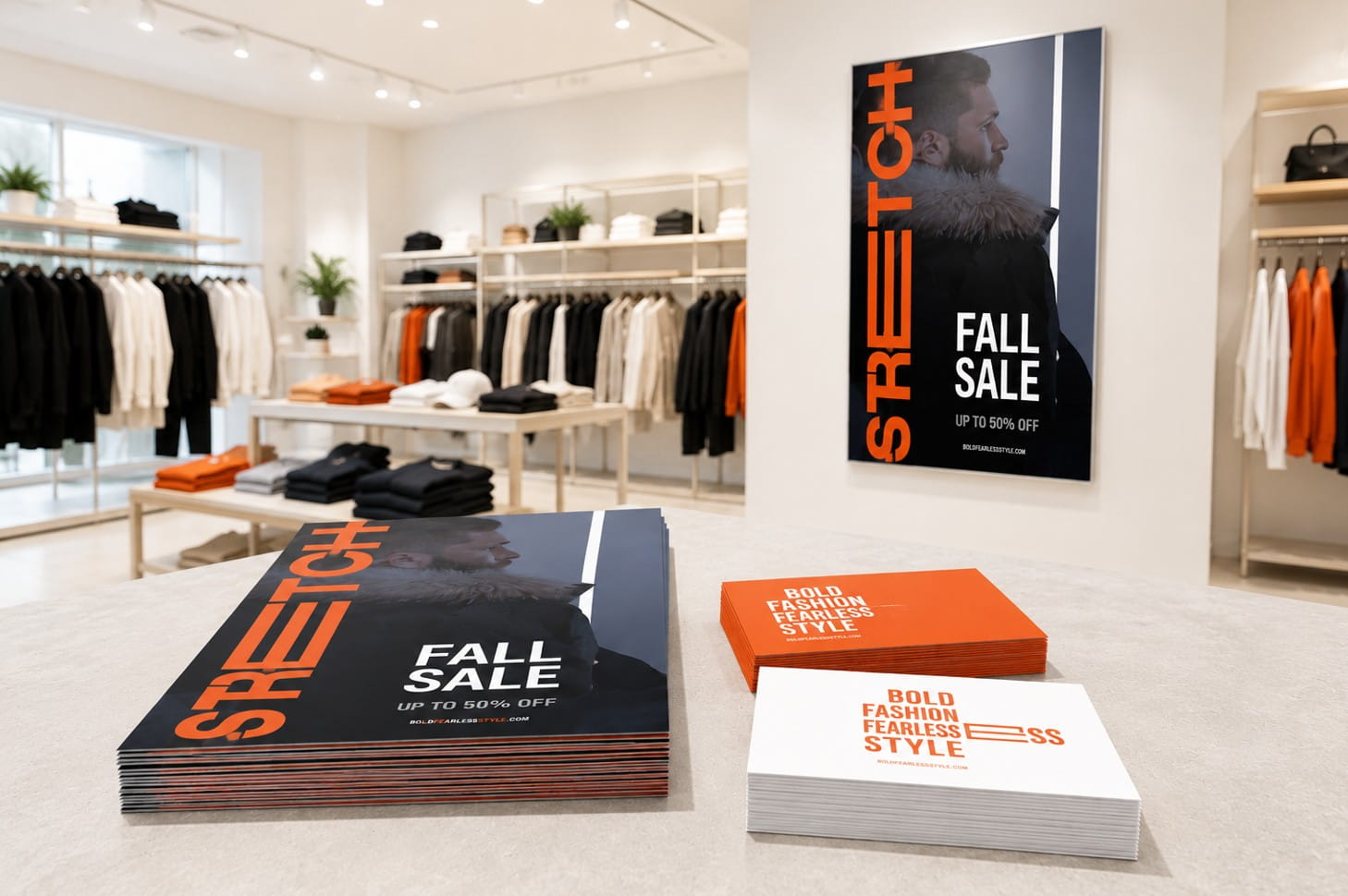 retail store marketing materials