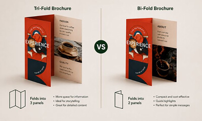 Trifold vs. Bifold Brochures