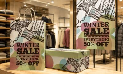 packaging and signage