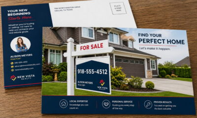 real estate postcard