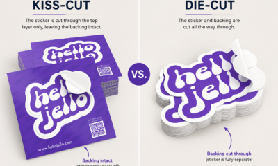 Kiss-Cut vs. Die-Cut Stickers
